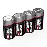 Ansmann Batterien Baby C LR14 4 Stück 1,5V - Alkaline Batterie langlebig &...