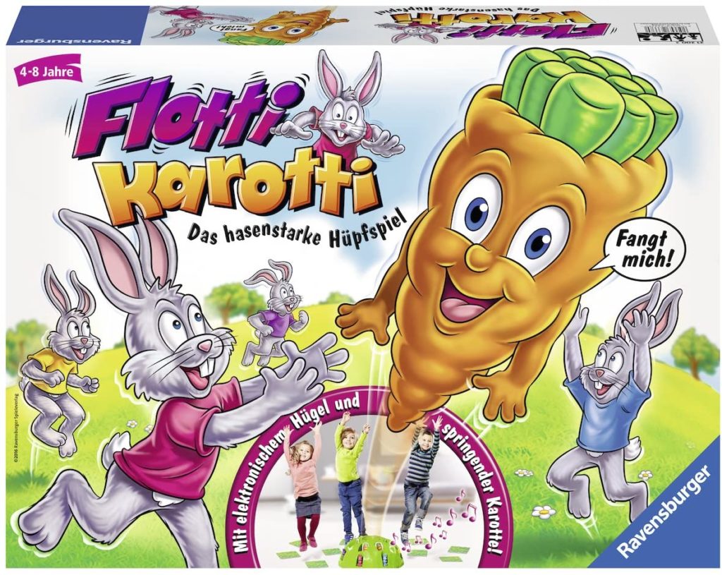 Spielverpackung von Flotti Karotti