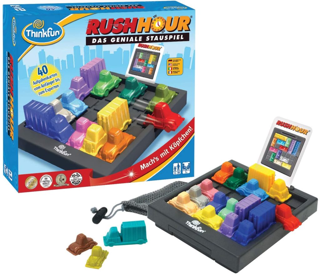 Rush Hour Spielverpackung und Inhalt