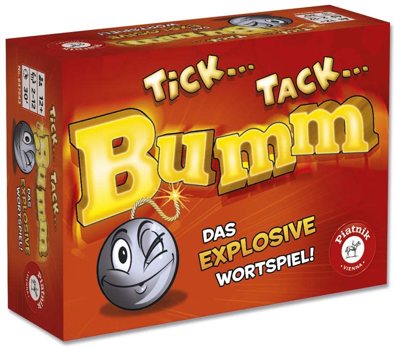 Spielverpackung von Tick Tack Bumm (Piatnik)