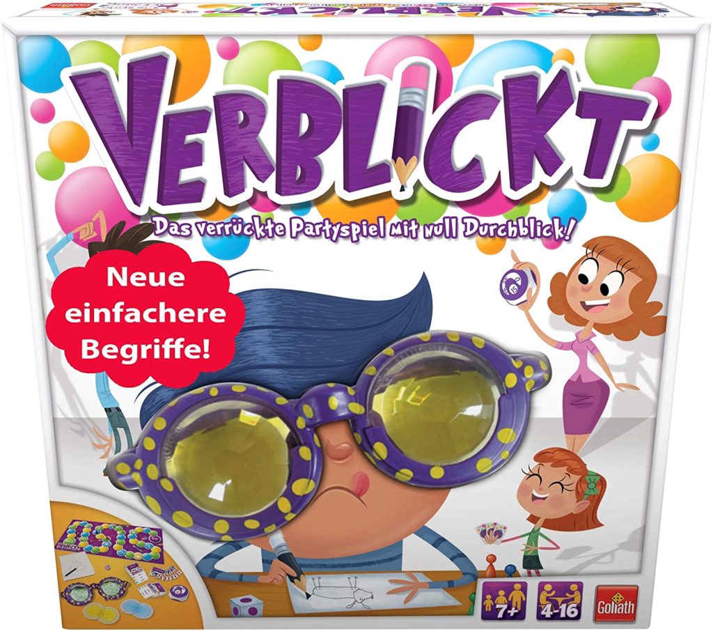 Spielverpackung von Verblickt